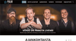Desktop Screenshot of polarartistit.fi