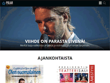 Tablet Screenshot of polarartistit.fi